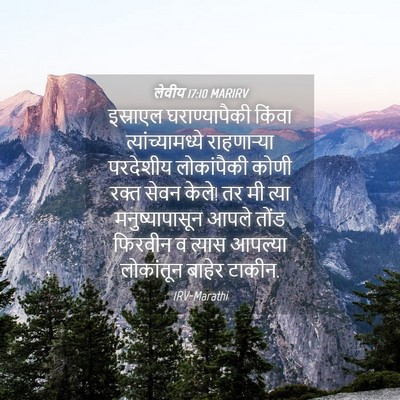 Picture 04 - लेवीय 17:10 MARIRV - इस्राएल - Bible Verse Picture