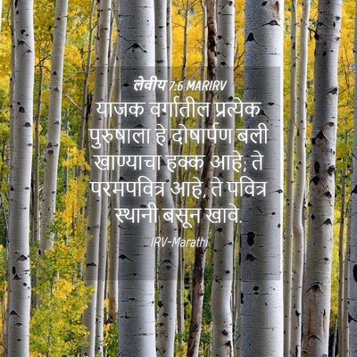 Picture 04 - लेवीय 7:6 MARIRV - याजक वर्गातील - Bible Verse Picture