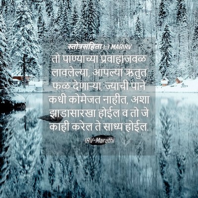 Picture 04 - स्तोत्रसंहिता 1:3 MARIRV - तो पाण्याच्या - Bible Verse Picture