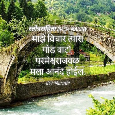Picture 04 - स्तोत्रसंहिता 104:34 MARIRV - माझे विचार त्यास - Bible Verse Picture