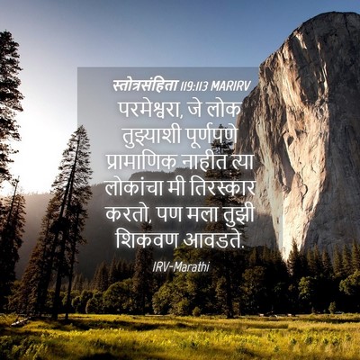 Picture 04 - स्तोत्रसंहिता 119:113 MARIRV - परमेश्वरा, जे लोक - Bible Verse Picture