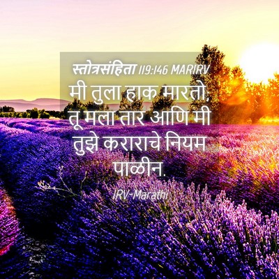 Picture 04 - स्तोत्रसंहिता 119:146 MARIRV - मी तुला हाक मारतो; - Bible Verse Picture