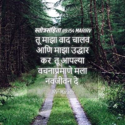 Picture 04 - स्तोत्रसंहिता 119:154 MARIRV - तू माझा वाद चालव - Bible Verse Picture