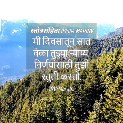 Picture 04 - स्तोत्रसंहिता 119:164 MARIRV - मी दिवसातून सात - Bible Verse Picture