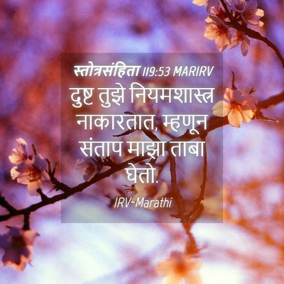 Picture 04 - स्तोत्रसंहिता 119:53 MARIRV - दुष्ट तुझे - Bible Verse Picture