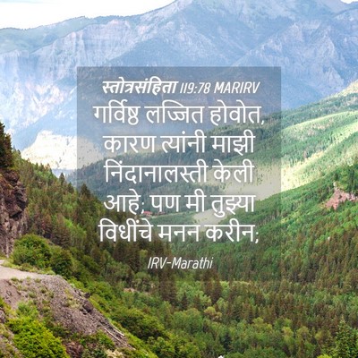 Picture 04 - स्तोत्रसंहिता 119:78 MARIRV - गर्विष्ठ लज्जित - Bible Verse Picture