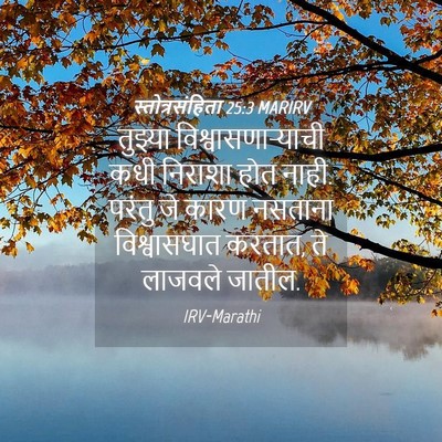 Picture 04 - स्तोत्रसंहिता 25:3 MARIRV - तुझ्या - Bible Verse Picture