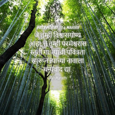 Picture 04 - स्तोत्रसंहिता 30:4 MARIRV - जे तुम्ही - Bible Verse Picture