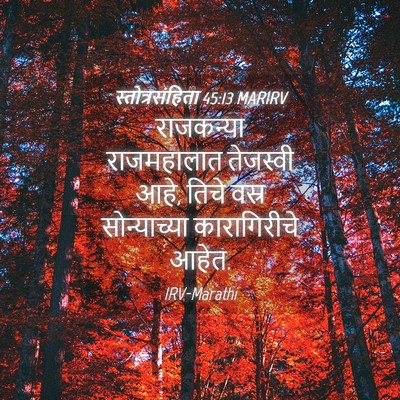Picture 04 - स्तोत्रसंहिता 45:13 MARIRV - राजकन्या - Bible Verse Picture