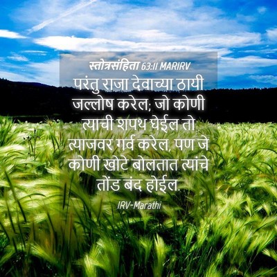 Picture 04 - स्तोत्रसंहिता 63:11 MARIRV - परंतु राजा - Bible Verse Picture