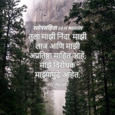 Picture 04 - स्तोत्रसंहिता 69:19 MARIRV - तुला माझी निंदा, - Bible Verse Picture