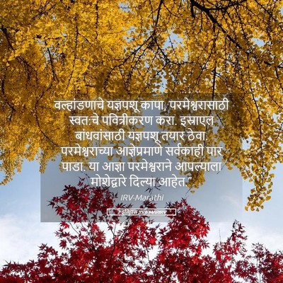 Picture 05 - 2 इतिहास 35:6 MARIRV - वल्हांडणाचे - Bible Verse Picture