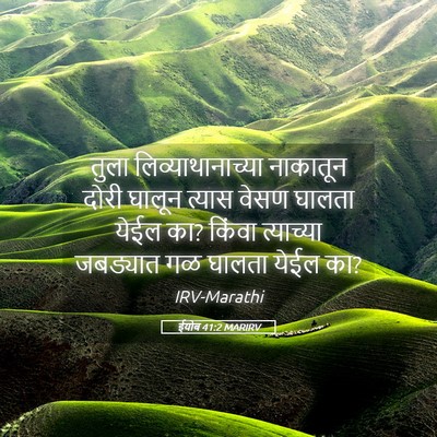 Picture 05 - ईयोब 41:2 MARIRV - तुला - Bible Verse Picture