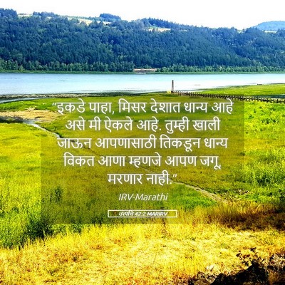Picture 05 - उत्पत्ति 42:2 MARIRV - “इकडे पाहा, मिसर - Bible Verse Picture
