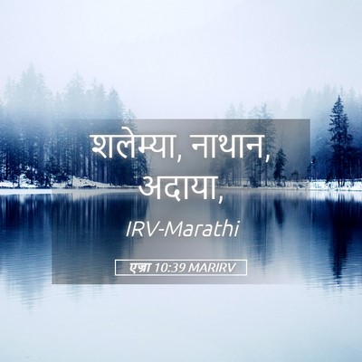 Picture 05 - एज्रा 10:39 MARIRV - शलेम्या, नाथान, - Bible Verse Picture