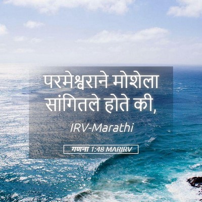 Picture 05 - गणना 1:48 MARIRV - परमेश्वराने - Bible Verse Picture