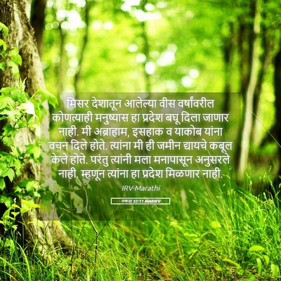 Picture 05 - गणना 32:11 MARIRV - मिसर देशातून - Bible Verse Picture