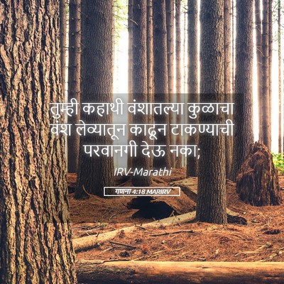 Picture 05 - गणना 4:18 MARIRV - तुम्ही कहाथी - Bible Verse Picture