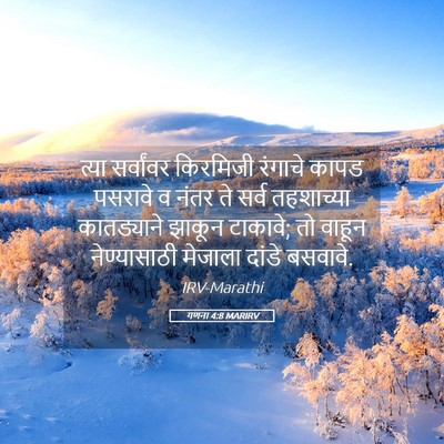 Picture 05 - गणना 4:8 MARIRV - त्या सर्वांवर - Bible Verse Picture