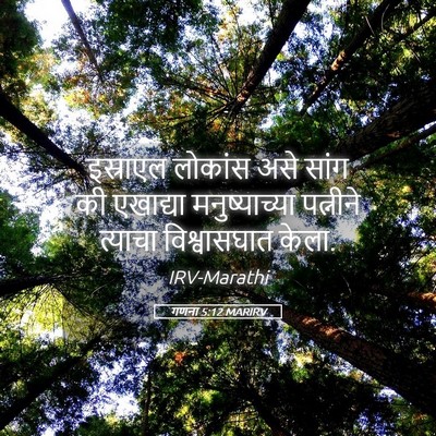 Picture 05 - गणना 5:12 MARIRV - इस्राएल लोकांस - Bible Verse Picture