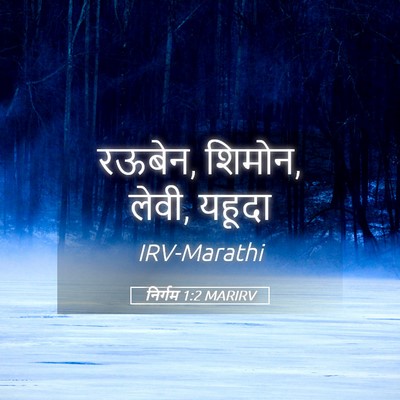 Picture 05 - निर्गम 1:2 MARIRV - रऊबेन, शिमोन, लेवी, - Bible Verse Picture