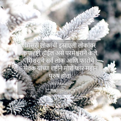 Picture 05 - निर्गम 11:3 MARIRV - मिसरी लोकांची - Bible Verse Picture