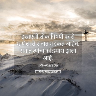 Picture 05 - निर्गम 14:3 MARIRV - इस्राएली - Bible Verse Picture