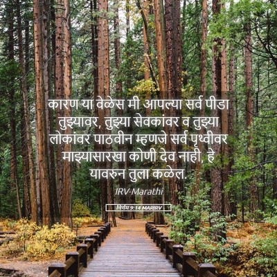 Picture 05 - निर्गम 9:14 MARIRV - कारण या वेळेस मी - Bible Verse Picture