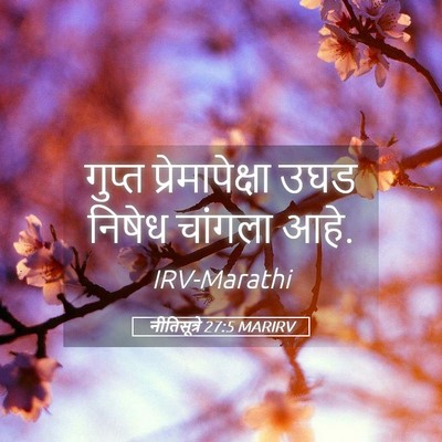 Picture 05 - नीतिसूत्रे 27:5 MARIRV - गुप्त - Bible Verse Picture