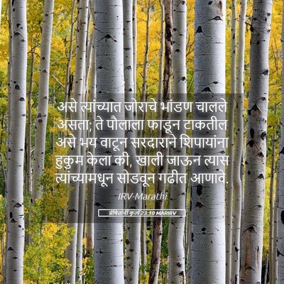 Picture 05 - प्रेषितांचीं कृत्यें 23:10 MARIRV - असे त्यांच्यात - Bible Verse Picture