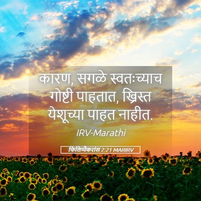 Picture 05 - फिलिप्पैकरांस 2:21 MARIRV - कारण, सगळे - Bible Verse Picture