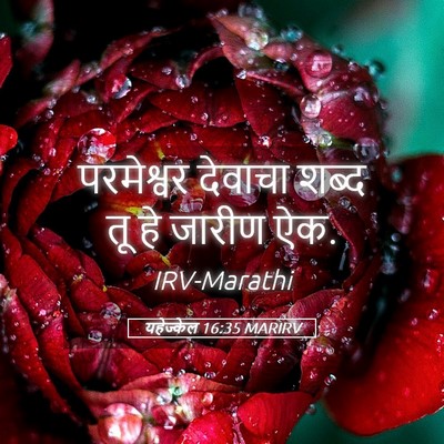 Picture 05 - यहेज्केल 16:35 MARIRV - परमेश्वर देवाचा - Bible Verse Picture