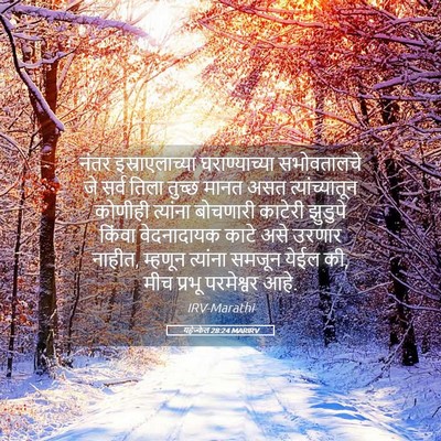 Picture 05 - यहेज्केल 28:24 MARIRV - नंतर इस्राएलाच्या - Bible Verse Picture