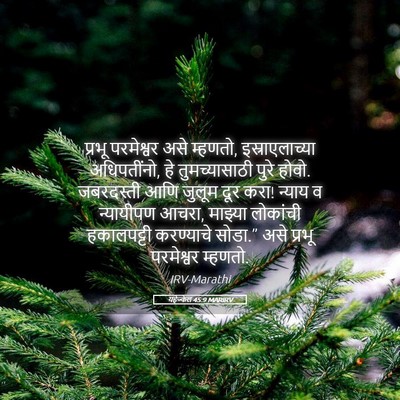 Picture 05 - यहेज्केल 45:9 MARIRV - प्रभू परमेश्वर - Bible Verse Picture