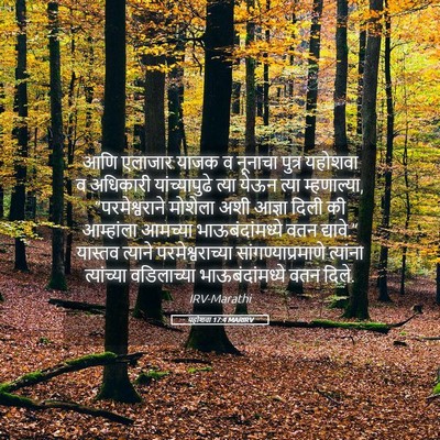 Picture 05 - यहोशवा 17:4 MARIRV - आणि एलाजार याजक व - Bible Verse Picture