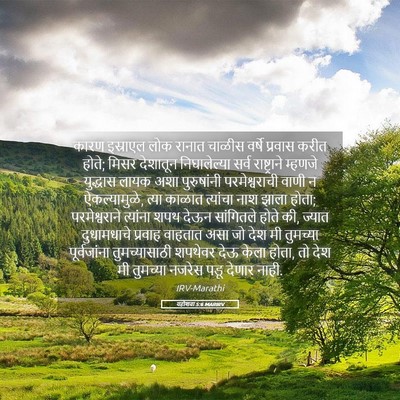 Picture 05 - यहोशवा 5:6 MARIRV - कारण इस्राएल लोक - Bible Verse Picture