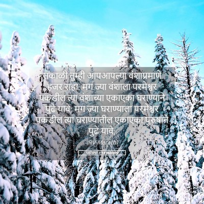 Picture 05 - यहोशवा 7:14 MARIRV - सकाळी तुम्ही - Bible Verse Picture