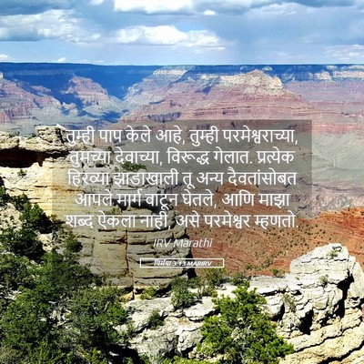 Picture 05 - यिर्मया 3:13 MARIRV - तुम्ही पाप केले - Bible Verse Picture