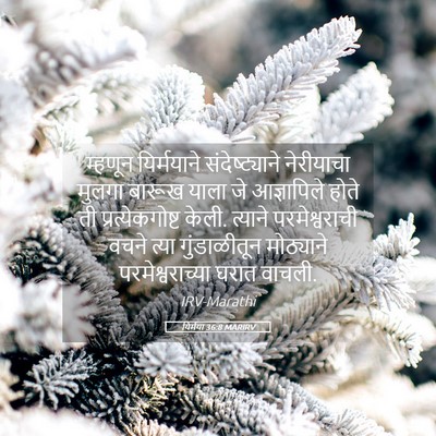 Picture 05 - यिर्मया 36:8 MARIRV - म्हणून यिर्मयाने - Bible Verse Picture