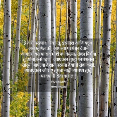 Picture 05 - यिर्मया 5:19 MARIRV - हे असे घडणार, - Bible Verse Picture