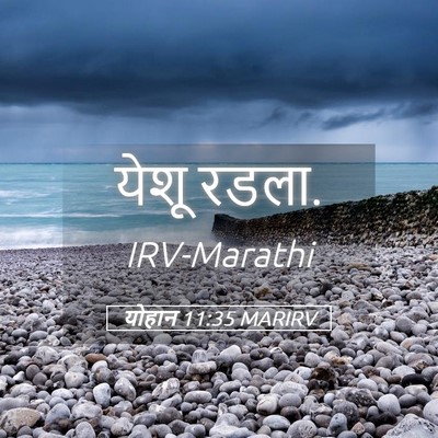 Picture 05 - योहान 11:35 MARIRV - येशू - Bible Verse Picture