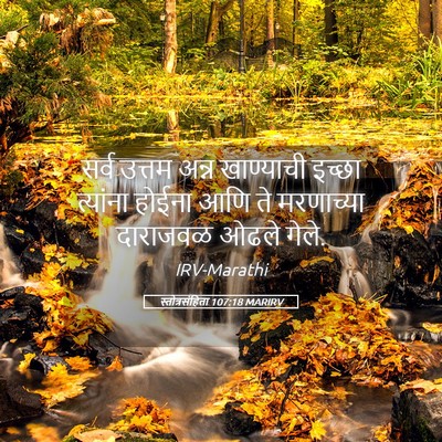 Picture 05 - स्तोत्रसंहिता 107:18 MARIRV - सर्व उत्तम अन्न - Bible Verse Picture