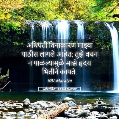 Picture 05 - स्तोत्रसंहिता 119:161 MARIRV - अधिपती विनाकारण - Bible Verse Picture