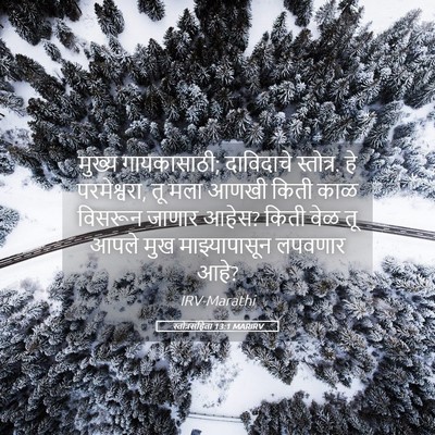 Picture 05 - स्तोत्रसंहिता 13:1 MARIRV - मुख्य गायकासाठी; - Bible Verse Picture