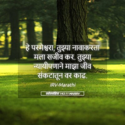Picture 05 - स्तोत्रसंहिता 143:11 MARIRV - हे परमेश्वरा, - Bible Verse Picture