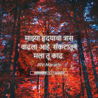 Picture 05 - स्तोत्रसंहिता 25:17 MARIRV - माझ्या हृदयाचा - Bible Verse Picture