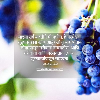 Picture 05 - स्तोत्रसंहिता 35:10 MARIRV - माझ्या सर्व - Bible Verse Picture