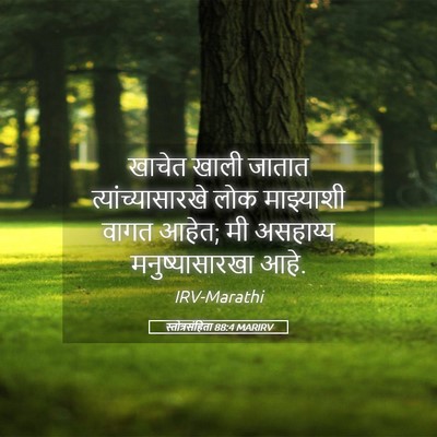 Picture 05 - स्तोत्रसंहिता 88:4 MARIRV - खाचेत खाली जातात - Bible Verse Picture