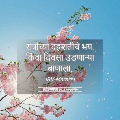Picture 05 - स्तोत्रसंहिता 91:5 MARIRV - रात्रीच्या - Bible Verse Picture