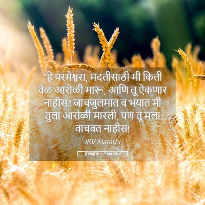 Picture 05 - हबक्कूक 1:2 MARIRV - “हे परमेश्वरा, - Bible Verse Picture